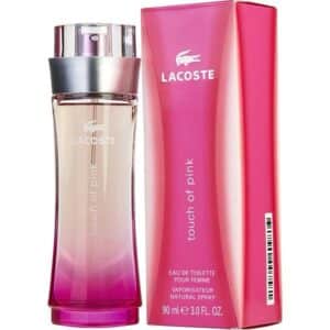 Lacoste L.12.12 Touch of Pink Eau de Toilette 90 ml | Perfume para Mujer – Floral y Afrutado